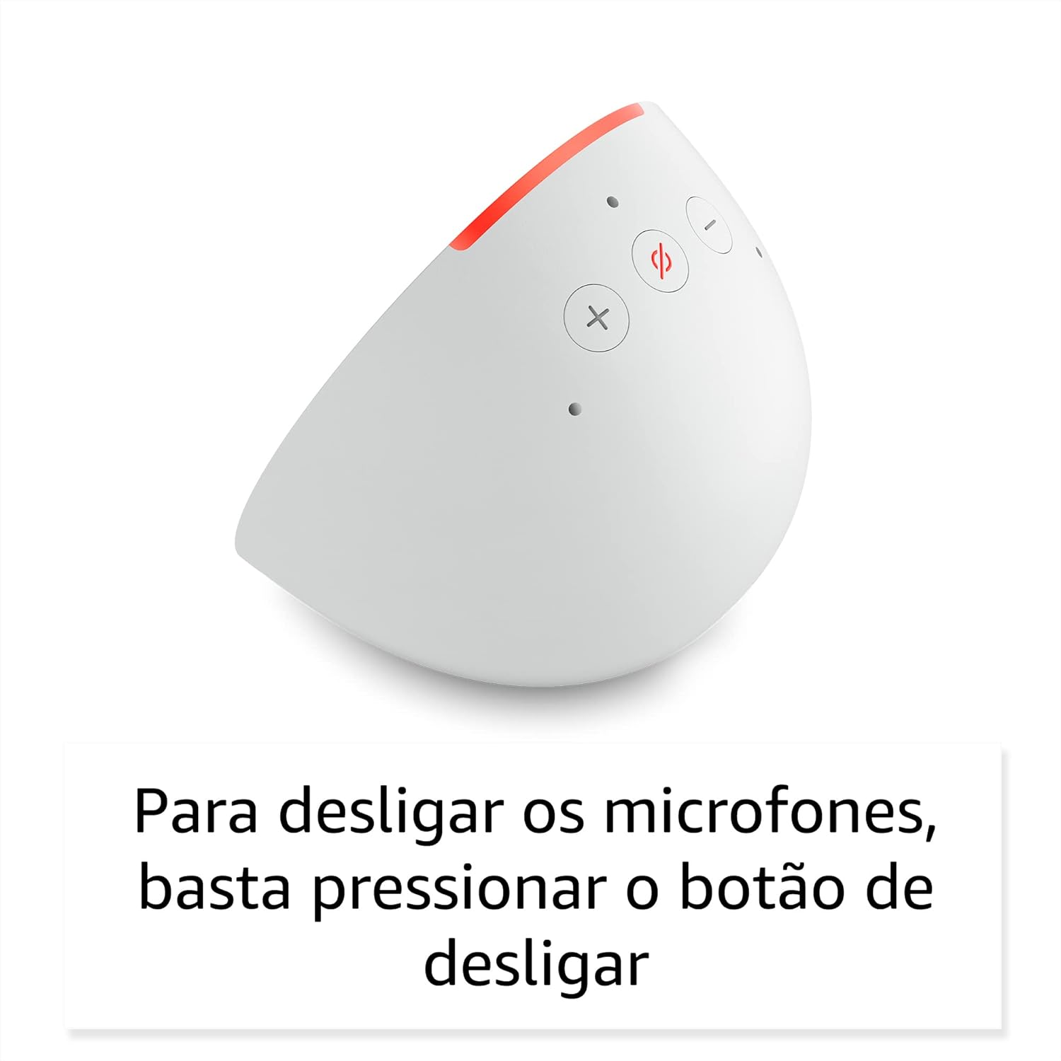 Echo Pop: Smart Speaker com Alexa | Música, informação e Casa Inteligente | Cor Branca - Imagem 4
