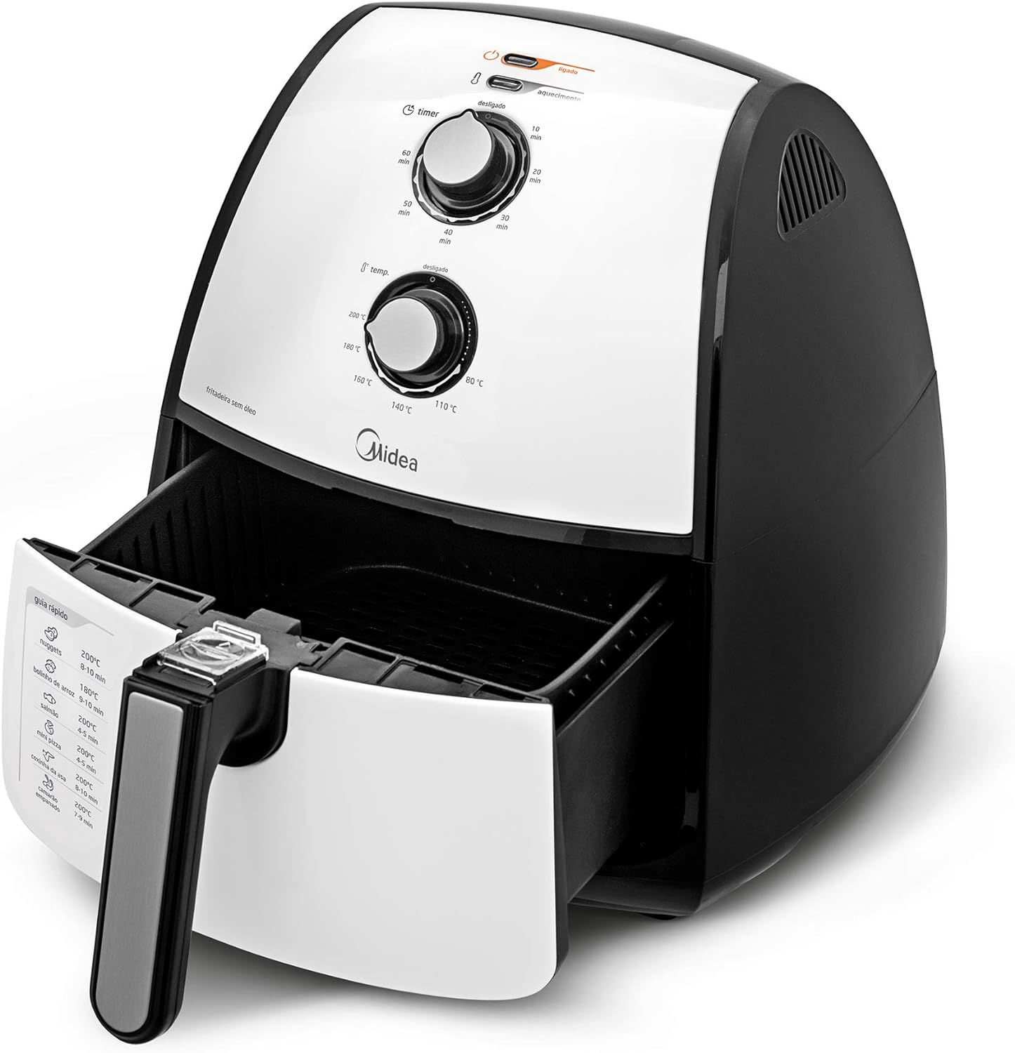 Fritadeira Airfryer Sem Óleo, 4L, Branco, 127V, Midea - Imagem 3