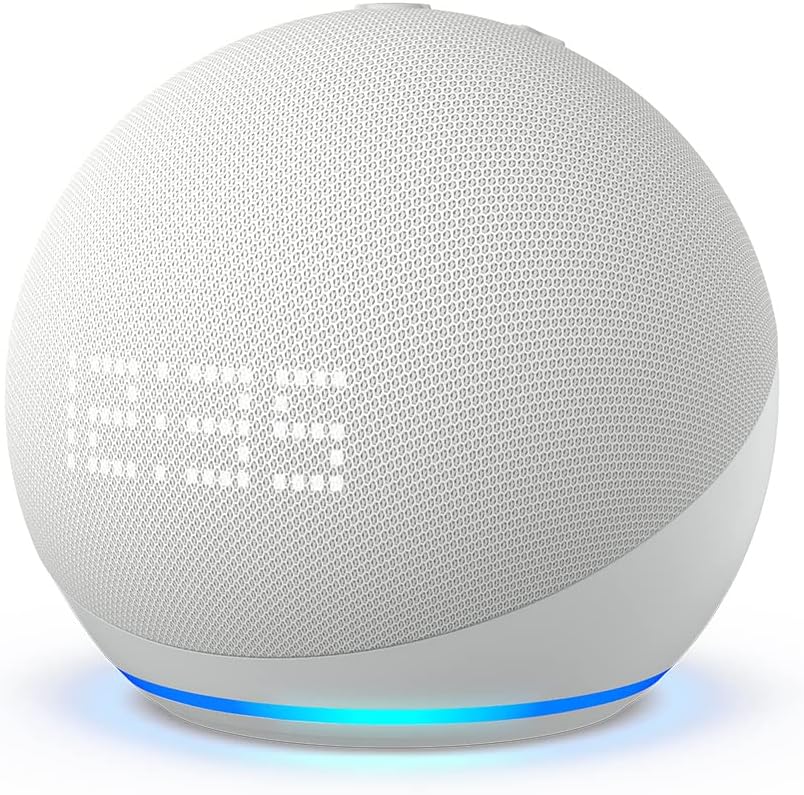 Echo Dot 5ª geração com Relógio | Smart speaker com Alexa | Display de LED ainda melhor | Cor Branca - Imagem 10