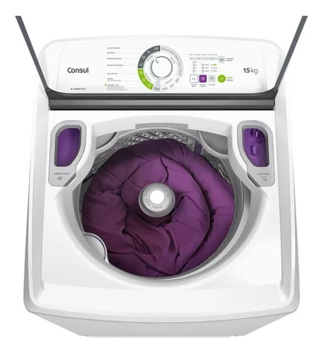 Máquina De Lavar 15kg Ciclo Edredom Cwh15ab Branca Consul - Imagem 7