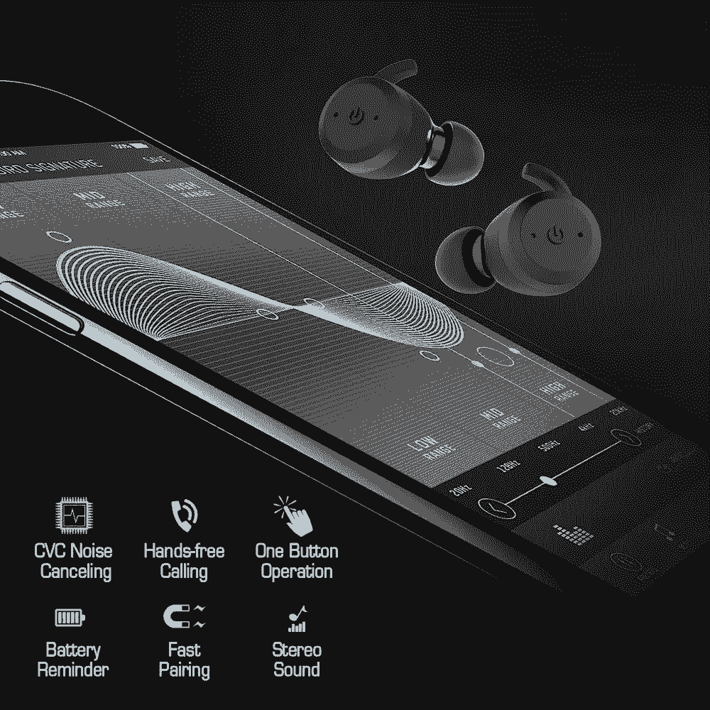 Fone De Ouvido Natação Tws Bluetooth Sem Fio Prova Dágua - Imagem 7
