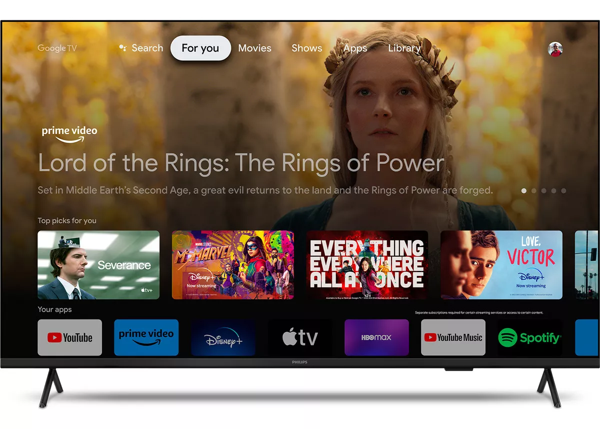 Smart Tv 50pug7408/78 50 4k Google Tv Uhd Led Philips - Imagem 4
