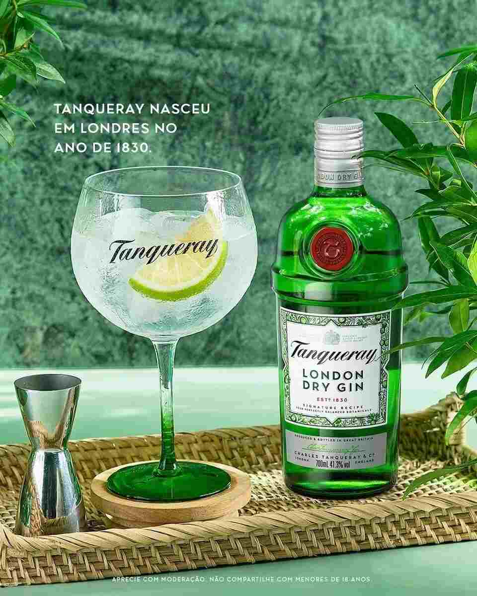 Gin London Dry 750 Ml Tanqueray - Imagem 5