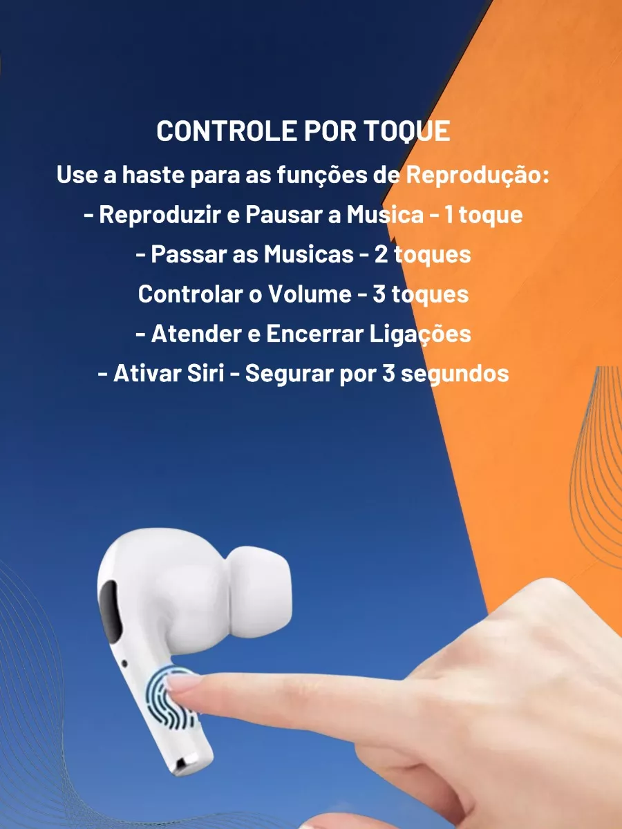 Fone De Ouvido Bluetooth Para iPhone AirPods Linha Premium - Imagem 7