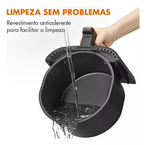Air fryer Gaabor GA-E45A0 de 4L cor cinza 127V - Imagem 5