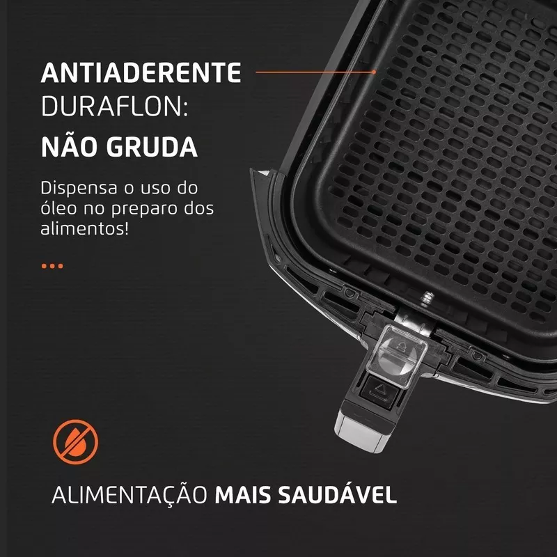 Fritadeira Sem Óleo Air Fryer Afn-40-bft 4l 1500w Mondial - Imagem 6