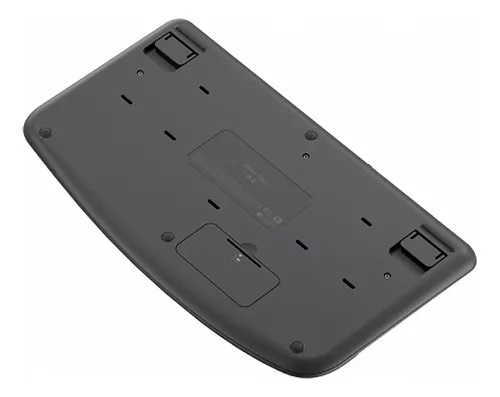 Teclado Ergonômico Sem Fio Wave Keys Cor Grafite Logitech - Imagem 3