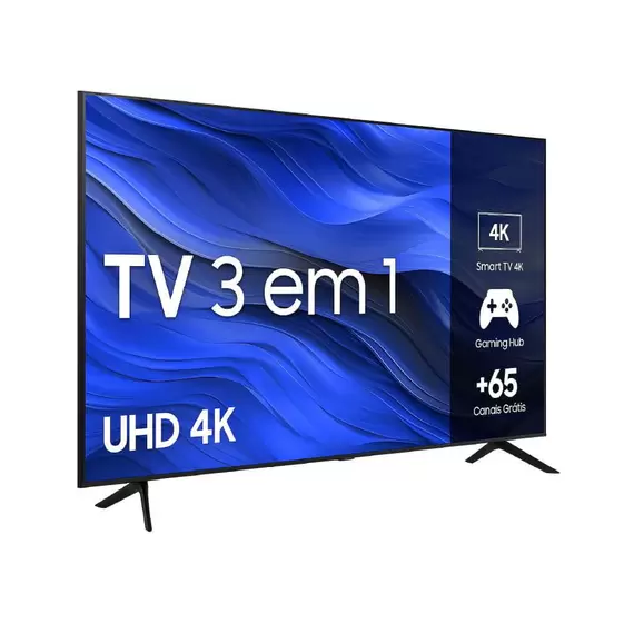 Smart TV Samsung 50 polegadas 3 em 1 UHD 4K CU7700 Crystal e Tizen - Imagem 4