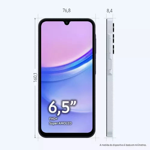 Samsung Galaxy A15 4G Dual SIM 128 GB Azul claro 4 GB RAM - Imagem 5