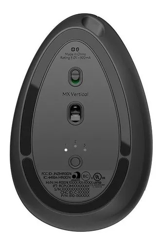 Mouse Logitech Mx Vertical Graphite Cor Preto Cor do mouse Grafite - Imagem 4