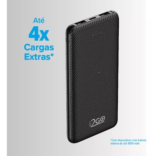 Carregador Portátil Power Bank I2go 10000mah - Imagem 3