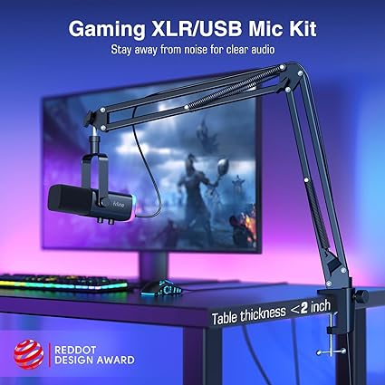 Microfone para jogos FIFINE XLR/USB - Imagem 4