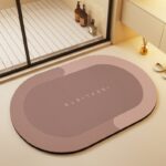 Kit 2 Tapetes de Secagem Rápida em Microfibra Antiderrapante